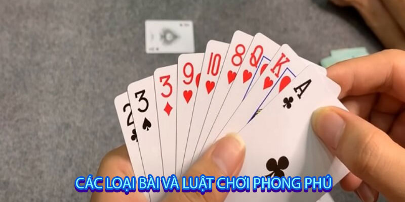 Các loại bài và luật chơi phong phú