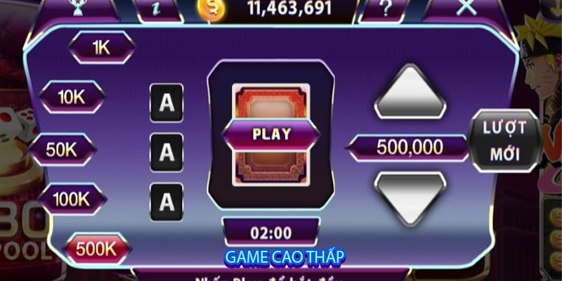 game cao thấp